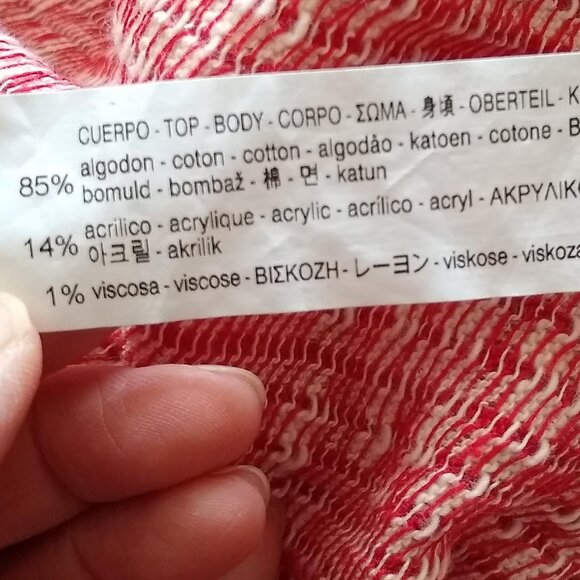 Zara lace up knit stripe maxi dress NWOT - Picture 12 of 13